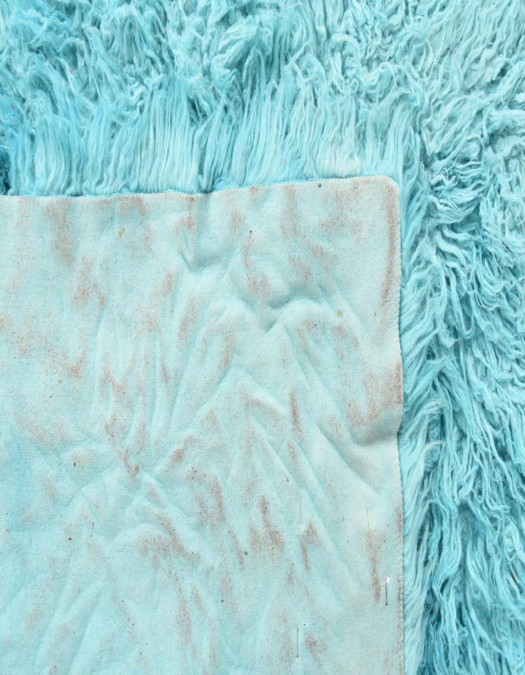 Detail image of  2' 9 x 4' 9  Hand Knotted Moroccan Wool Rug