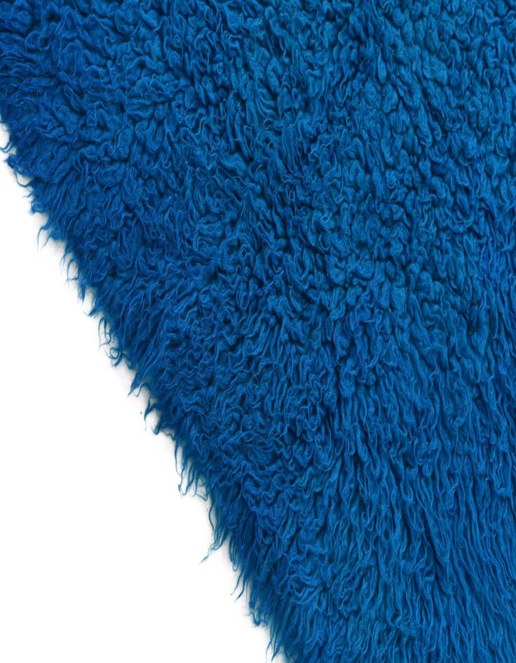 Detail image of  4' 7 x 6' 2  Hand Knotted Moroccan Wool Rug