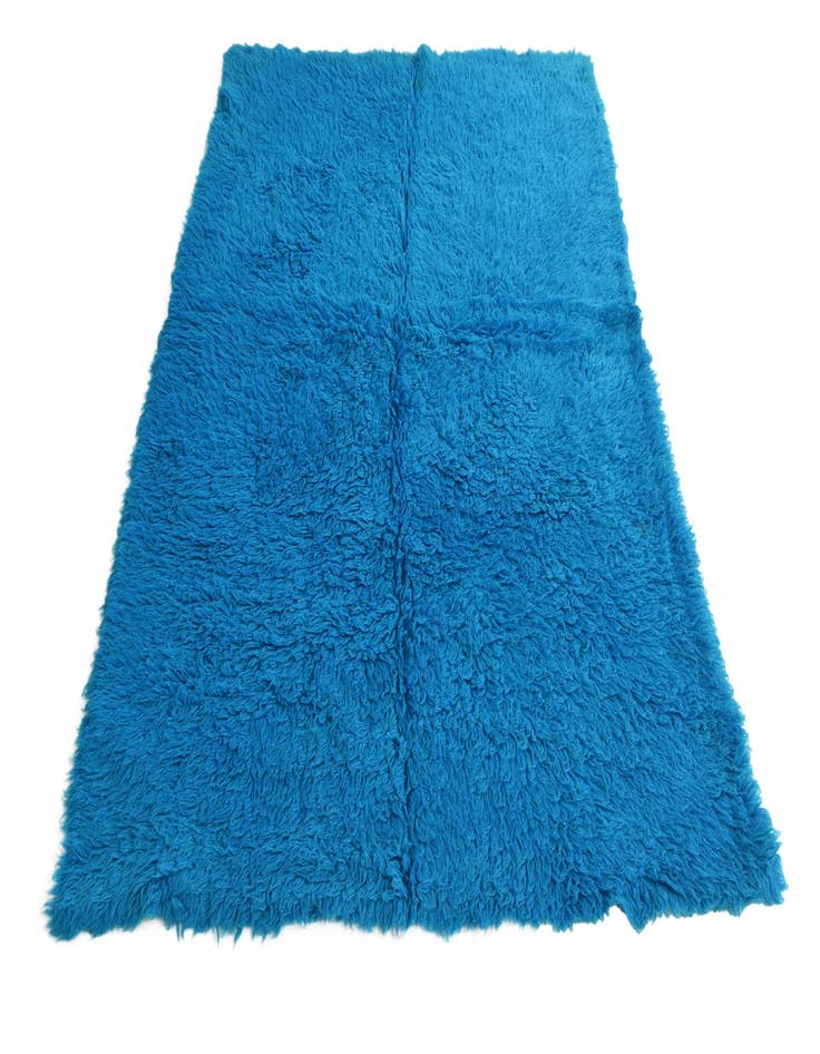 Detail image of  5' 1 x 7' 2  Hand Knotted Moroccan Wool Rug