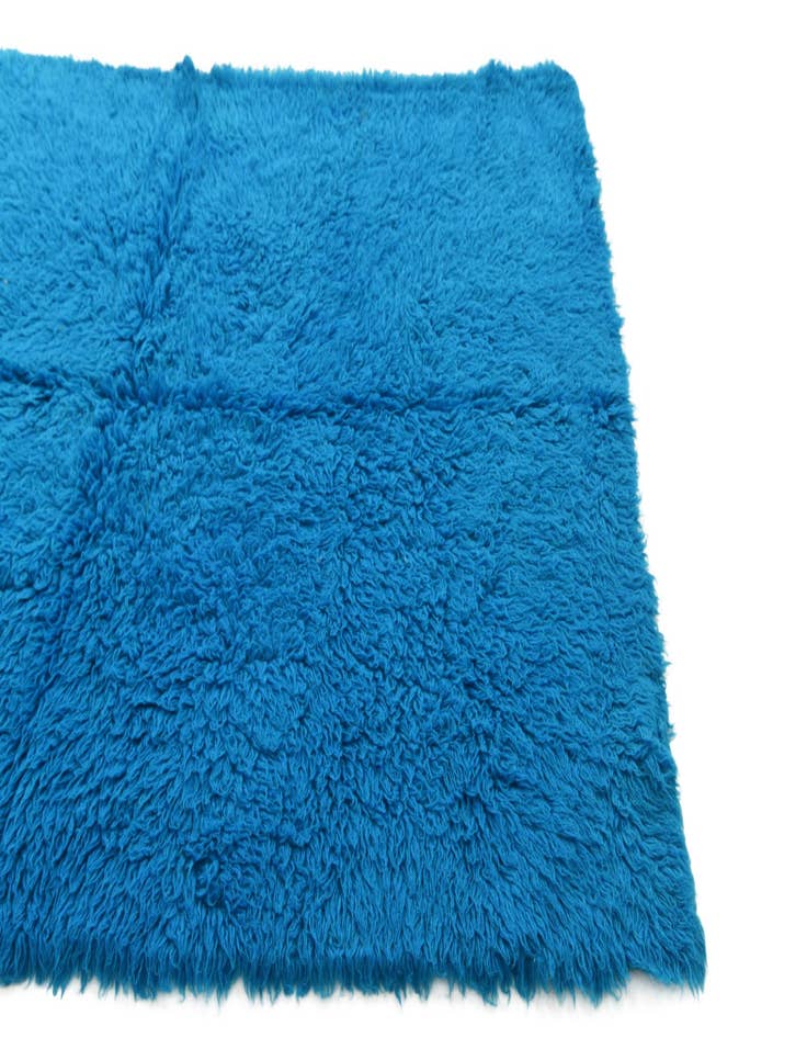 Detail image of  5' 1 x 7' 2  Hand Knotted Moroccan Wool Rug