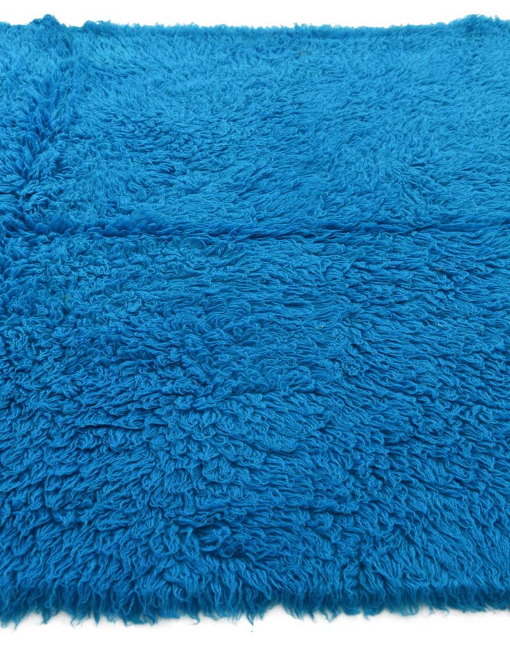 Detail image of  5' 1 x 7' 2  Hand Knotted Moroccan Wool Rug