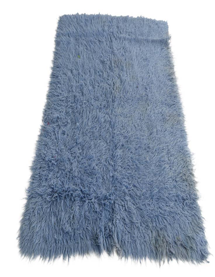 Detail image of  4' 1 x 5' 5  Hand Knotted Moroccan Wool Rug