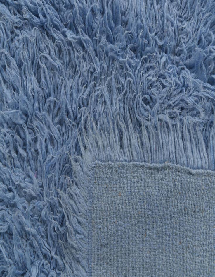 Detail image of  4' 1 x 5' 5  Hand Knotted Moroccan Wool Rug