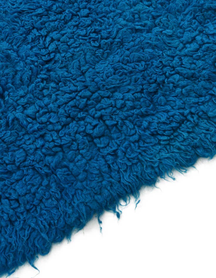 Detail image of  4' 8 x 6' 6  Hand Knotted Moroccan Wool Rug