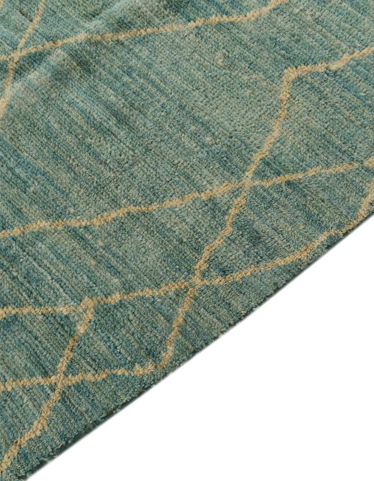 Detail image of  5' 5 x 8' 3  Hand Knotted Moroccan Wool Rug