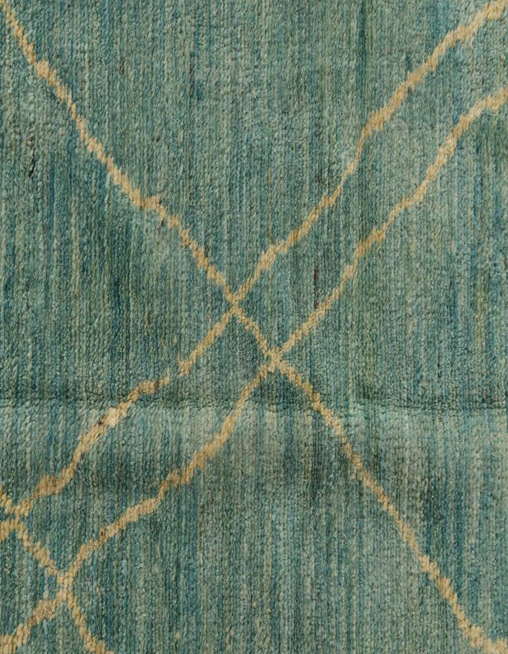 Detail image of  5' 5 x 8' 3  Hand Knotted Moroccan Wool Rug