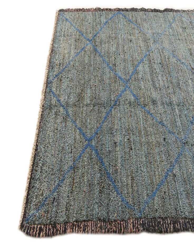Detail image of 6' x 9' 3 Hand Knotted Moroccan Wool Rug