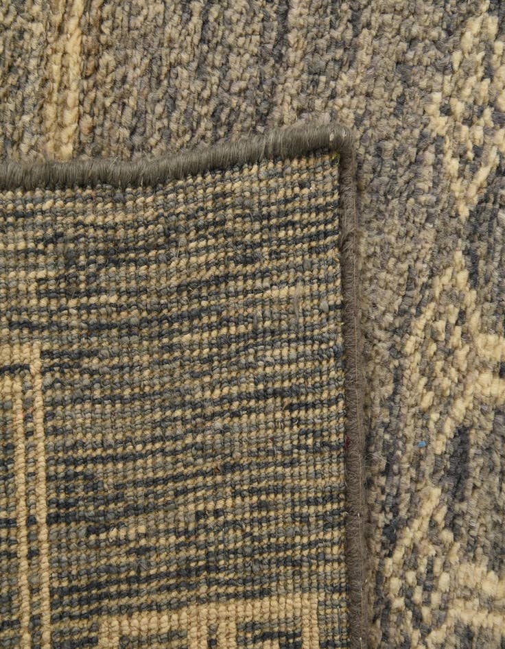 Detail image of  6' 7 x 9' 5  Hand Knotted Moroccan Wool Rug