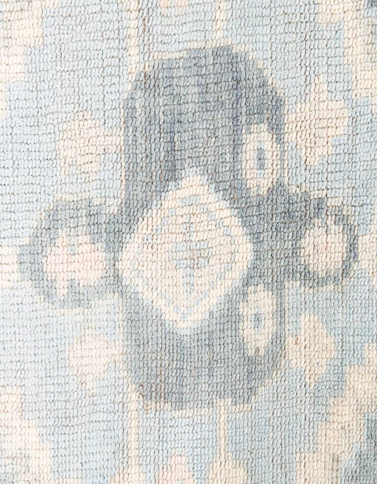 Detail image of  6' 3 x 9' 2  Hand Knotted Moroccan Wool Rug