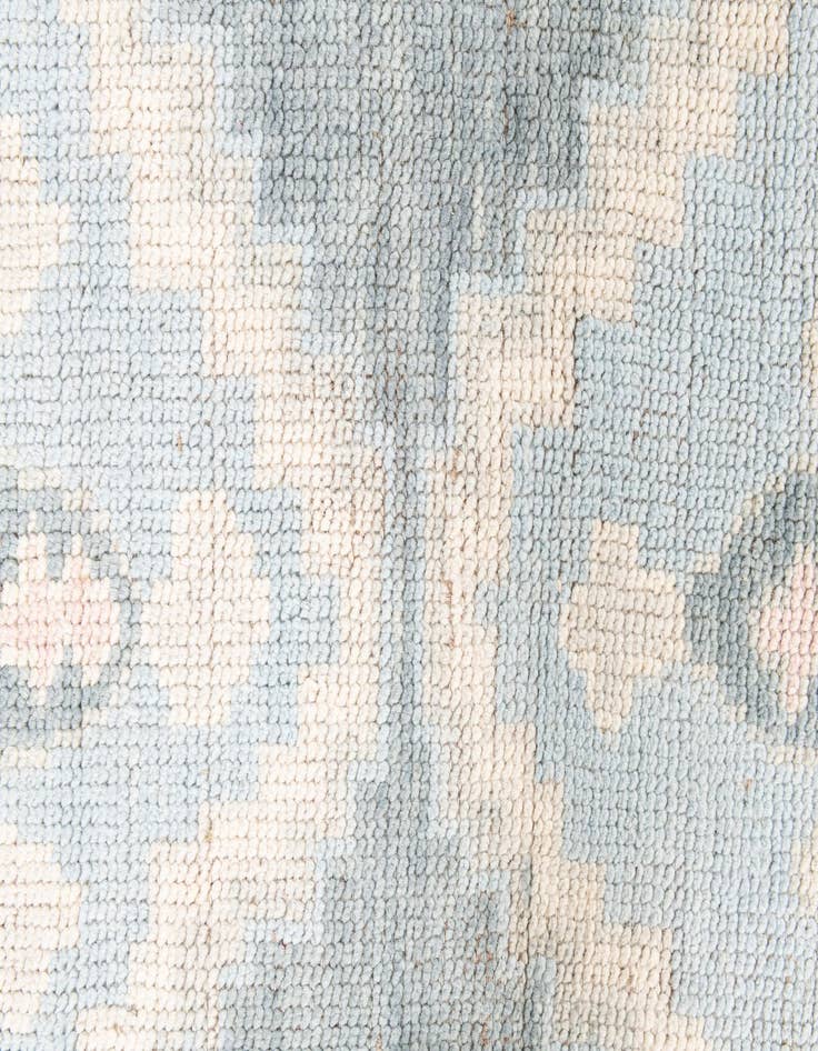 Detail image of  6' 3 x 9' 2  Hand Knotted Moroccan Wool Rug