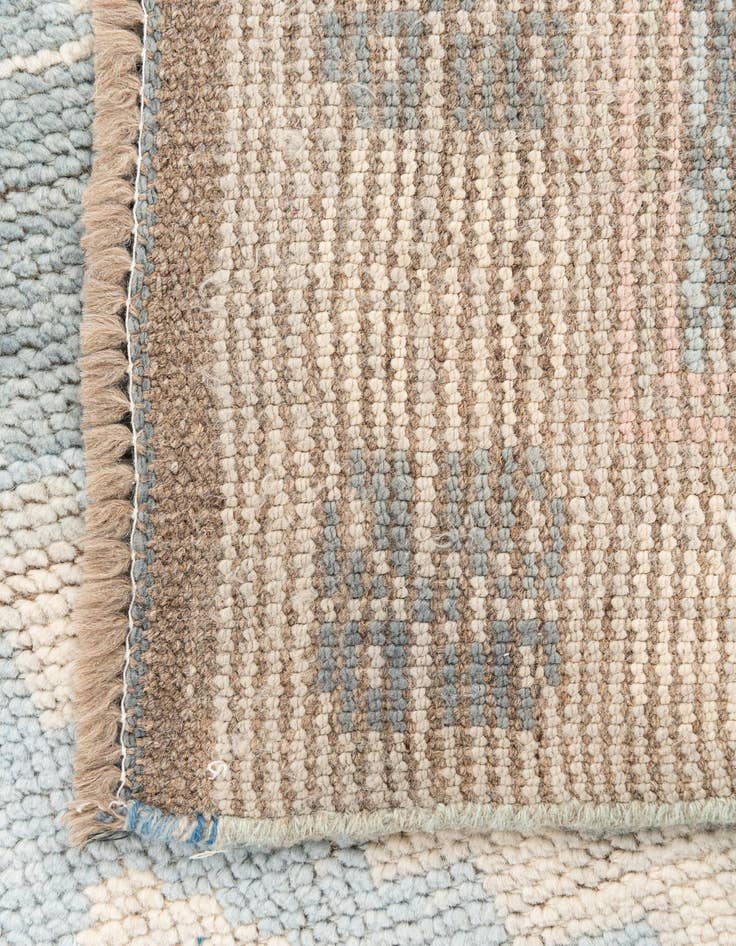 Detail image of  6' 3 x 9' 2  Hand Knotted Moroccan Wool Rug