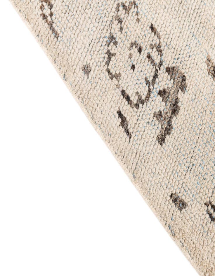 Detail image of  5' 10 x 8' 4  Hand Knotted Moroccan Wool Rug