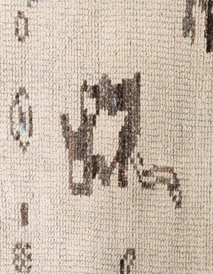 Detail image of  5' 10 x 8' 4  Hand Knotted Moroccan Wool Rug