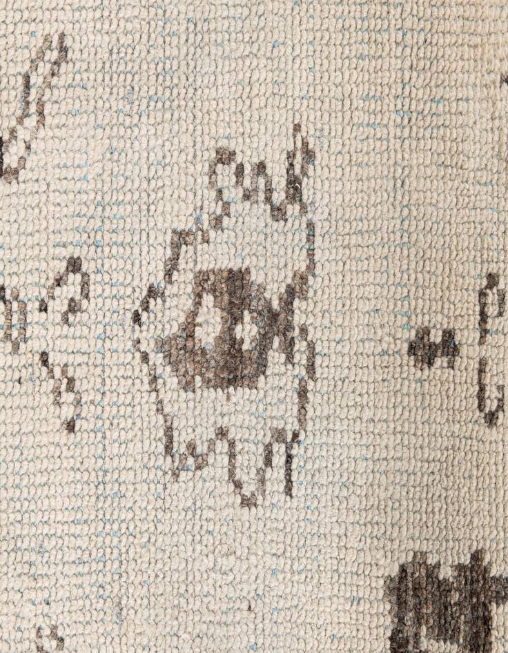 Detail image of  5' 10 x 8' 4  Hand Knotted Moroccan Wool Rug