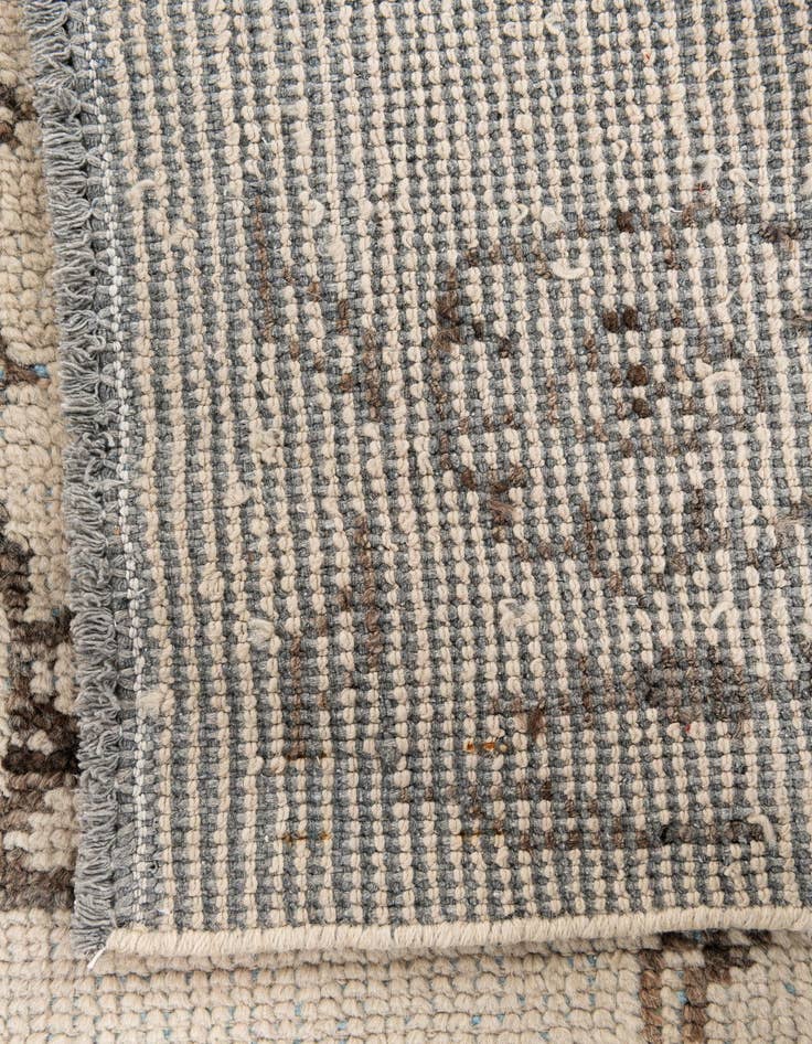 Detail image of  5' 10 x 8' 4  Hand Knotted Moroccan Wool Rug