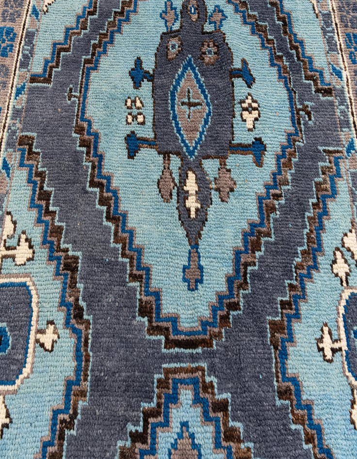 Detail image of  6' 4 x 9' 5  Hand Knotted Moroccan Wool Rug