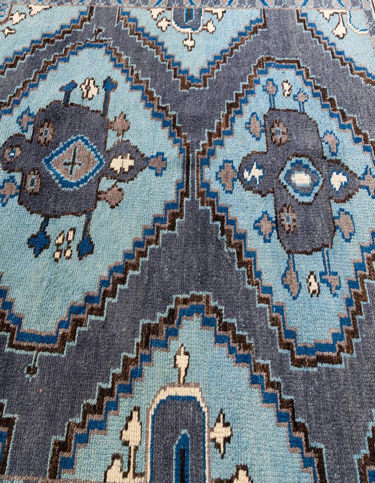 Detail image of  6' 4 x 9' 5  Hand Knotted Moroccan Wool Rug