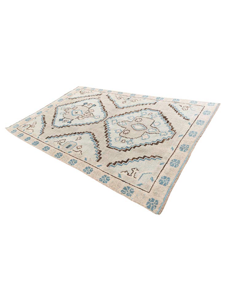 Detail image of  6' x 9' 3  Hand Knotted Moroccan Wool Rug