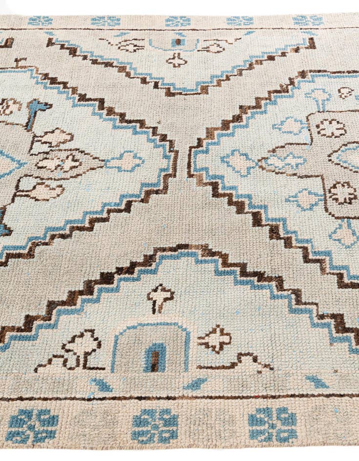 Detail image of  6' x 9' 3  Hand Knotted Moroccan Wool Rug