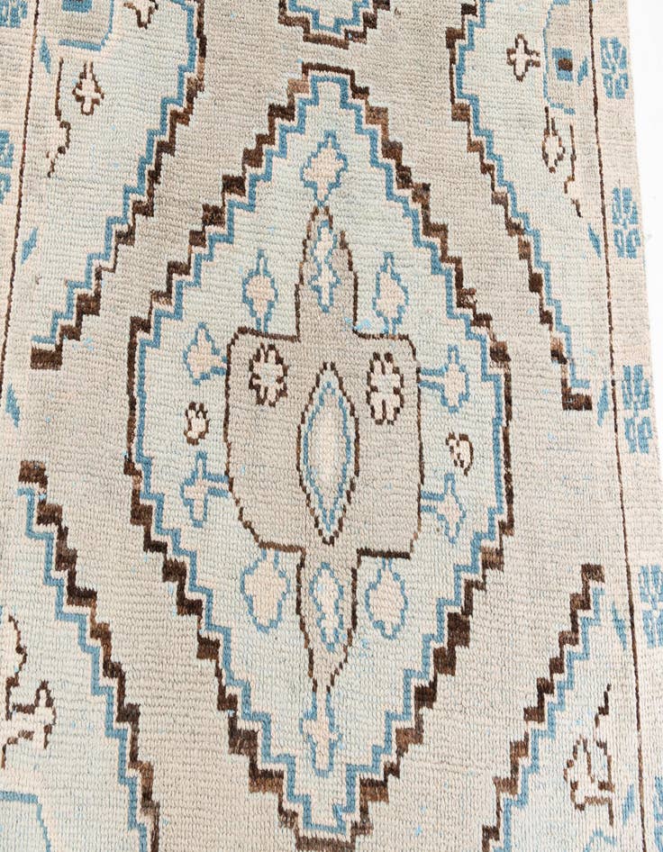 Detail image of  6' x 9' 3  Hand Knotted Moroccan Wool Rug