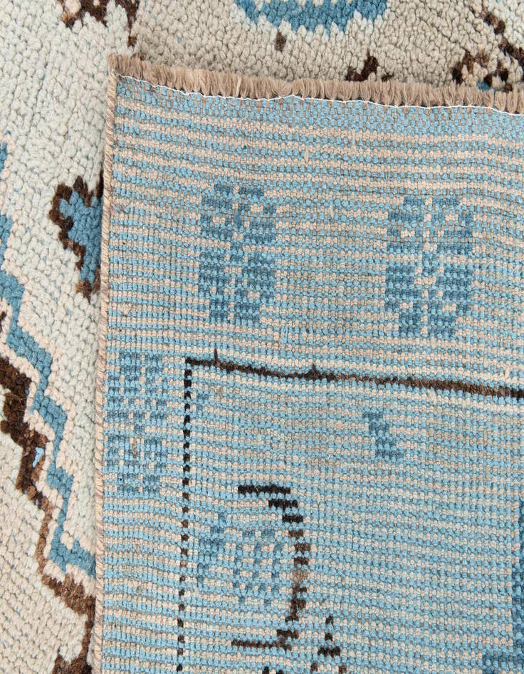 Detail image of  6' x 9' 3  Hand Knotted Moroccan Wool Rug