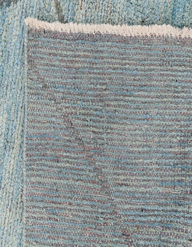 Detail image of  5' 10 x 9' 3  Hand Knotted Moroccan Wool Rug