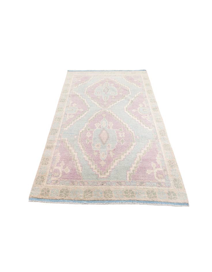 Detail image of  5' 10 x 9' 2  Hand Knotted Moroccan Wool Rug