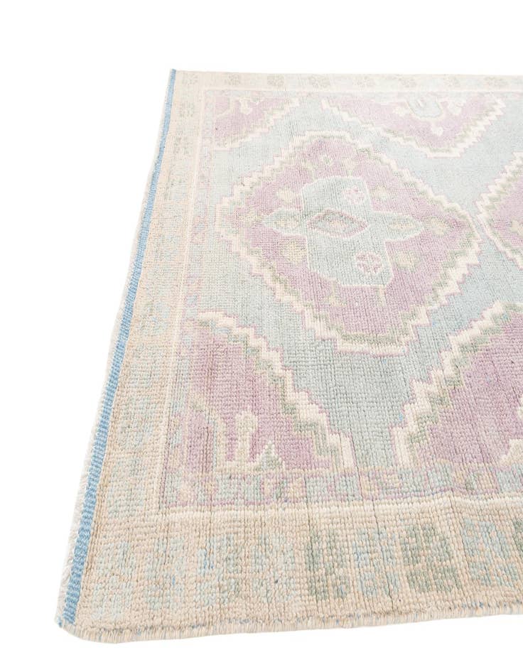 Detail image of  5' 10 x 9' 2  Hand Knotted Moroccan Wool Rug