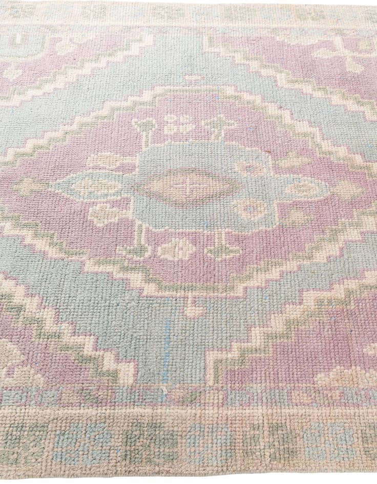 Detail image of  5' 10 x 9' 2  Hand Knotted Moroccan Wool Rug