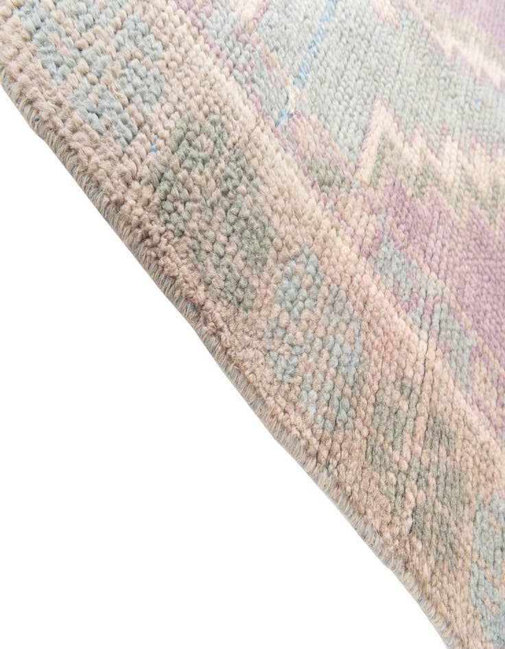 Detail image of  5' 10 x 9' 2  Hand Knotted Moroccan Wool Rug