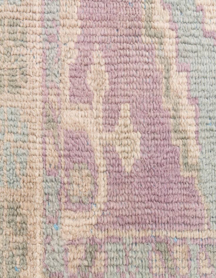 Detail image of  5' 10 x 9' 2  Hand Knotted Moroccan Wool Rug