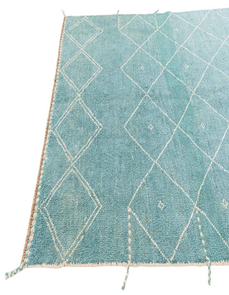 Detail image of  5' 2 x 7' 4  Hand Knotted Moroccan Wool Rug