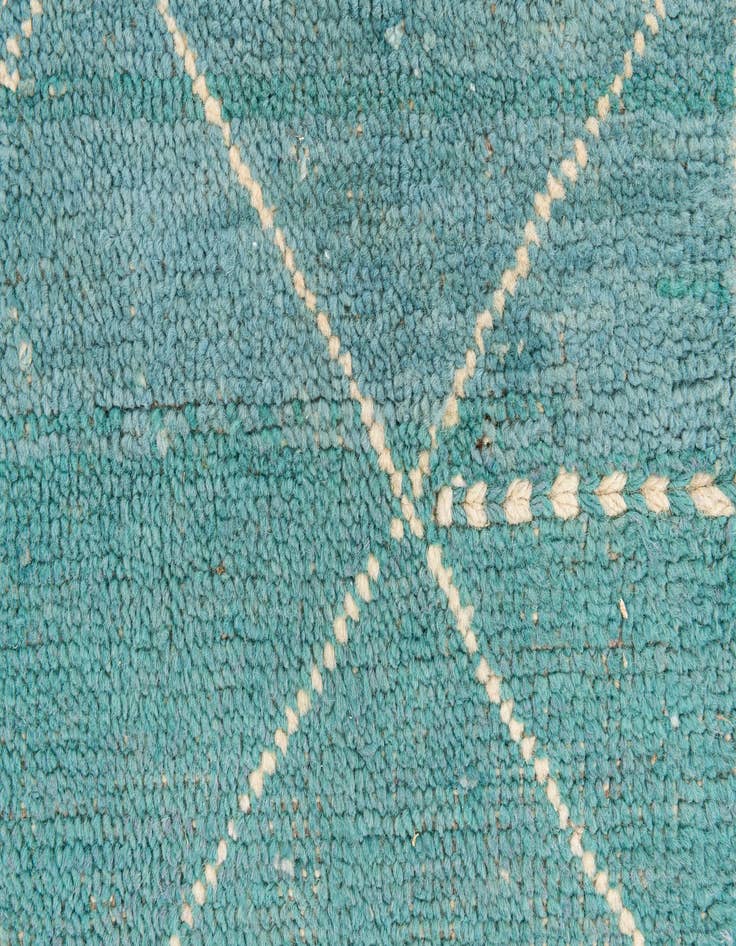 Detail image of  5' 2 x 7' 4  Hand Knotted Moroccan Wool Rug