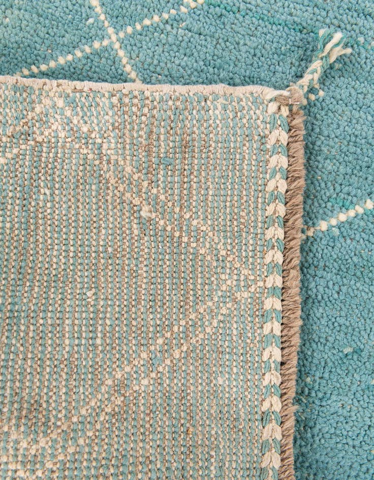 Detail image of  5' 2 x 7' 4  Hand Knotted Moroccan Wool Rug