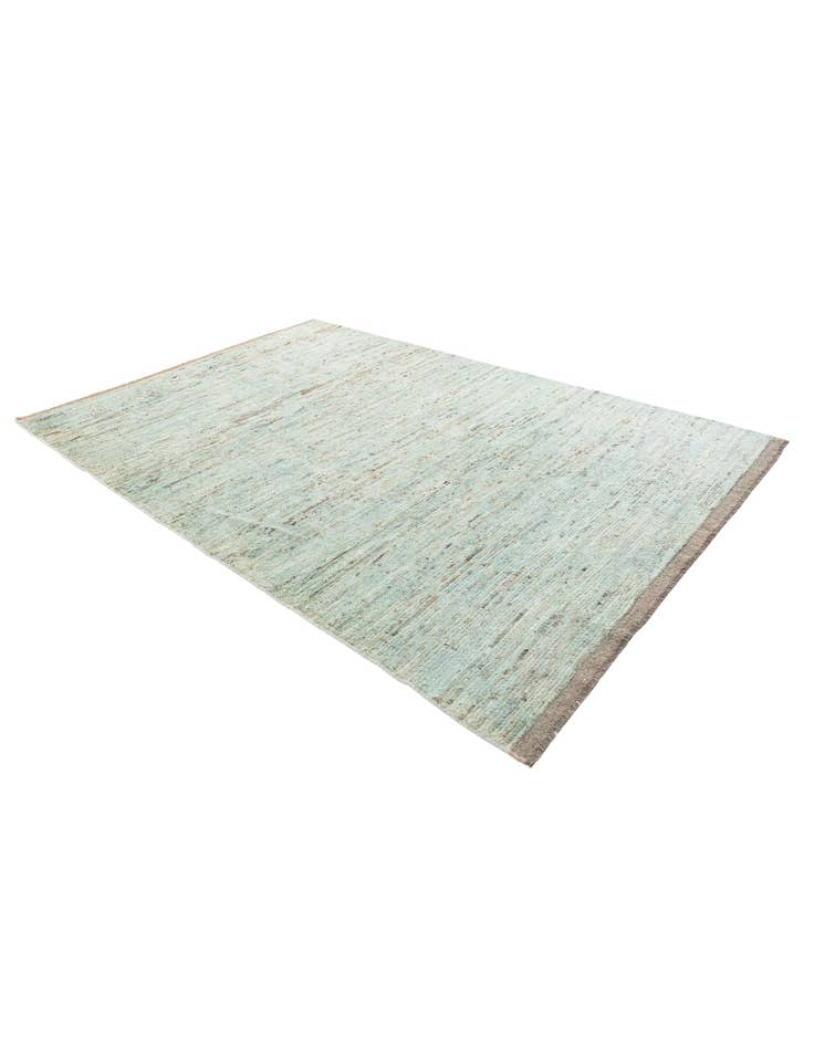 Detail image of  6' 7 x 9' 9  Hand Knotted Moroccan Wool Rug