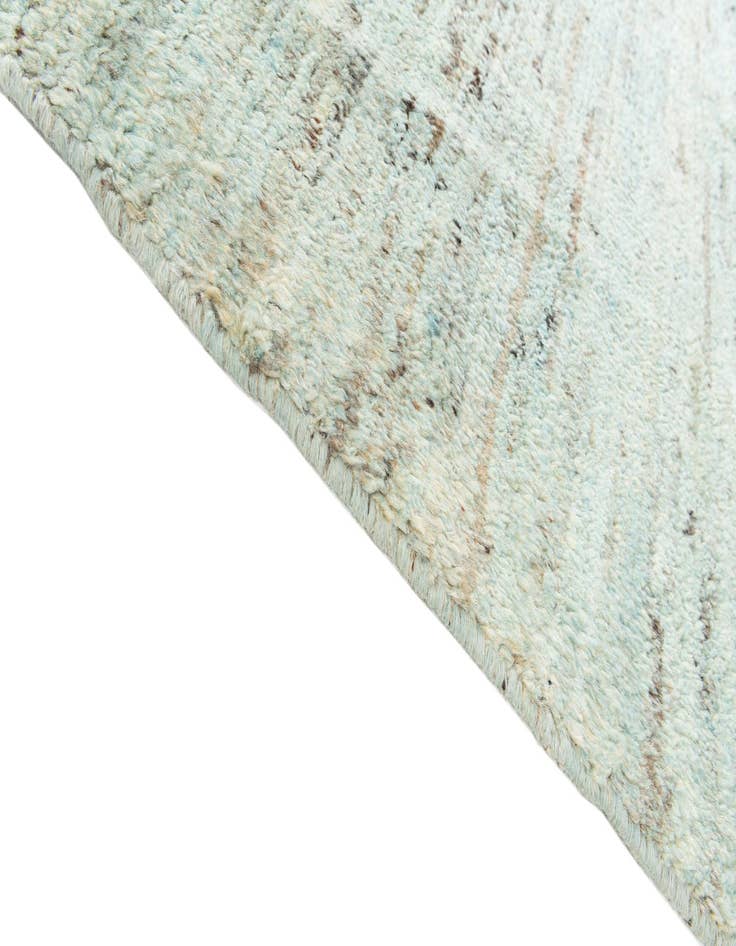 Detail image of  6' 7 x 9' 9  Hand Knotted Moroccan Wool Rug