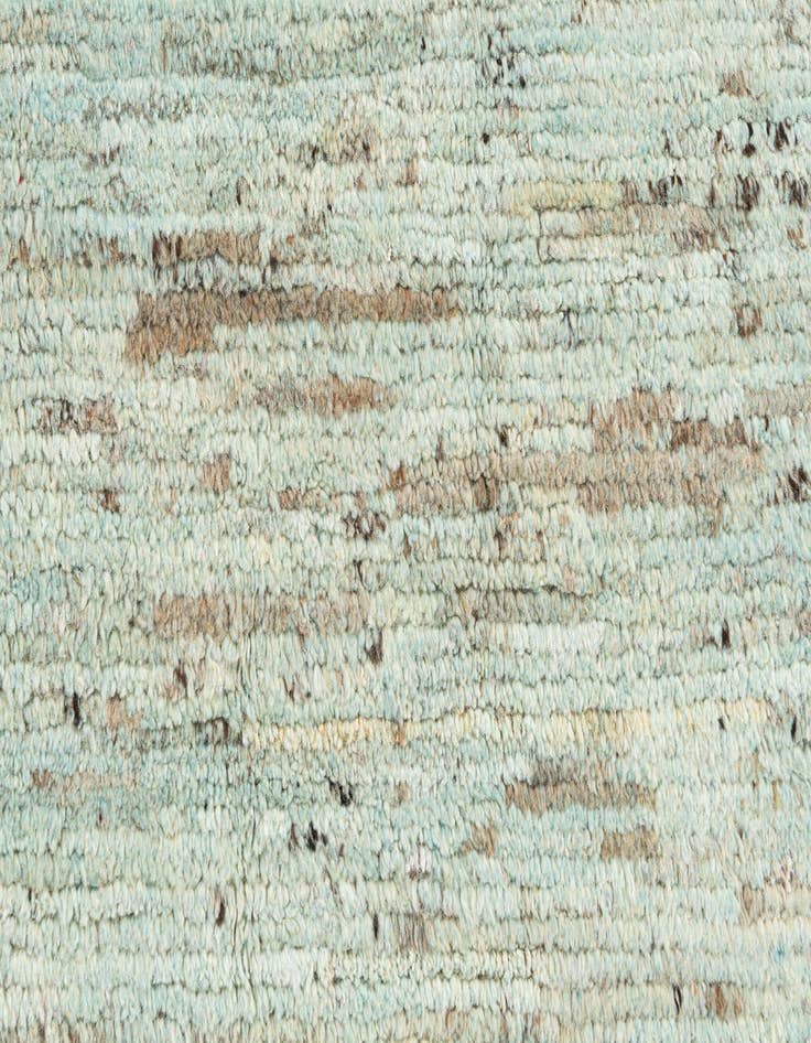 Detail image of  6' 7 x 9' 9  Hand Knotted Moroccan Wool Rug