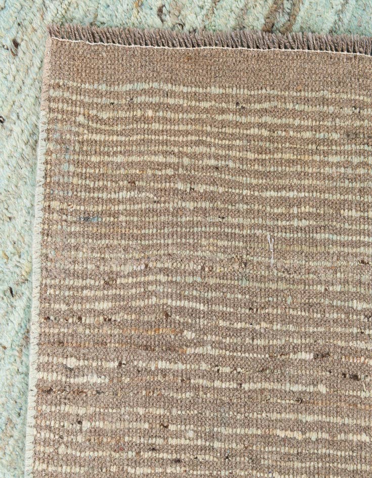 Detail image of  6' 7 x 9' 9  Hand Knotted Moroccan Wool Rug