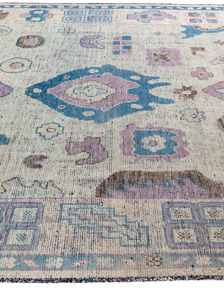Detail image of  8' 8 x 12'  Hand Knotted Moroccan Wool Rug
