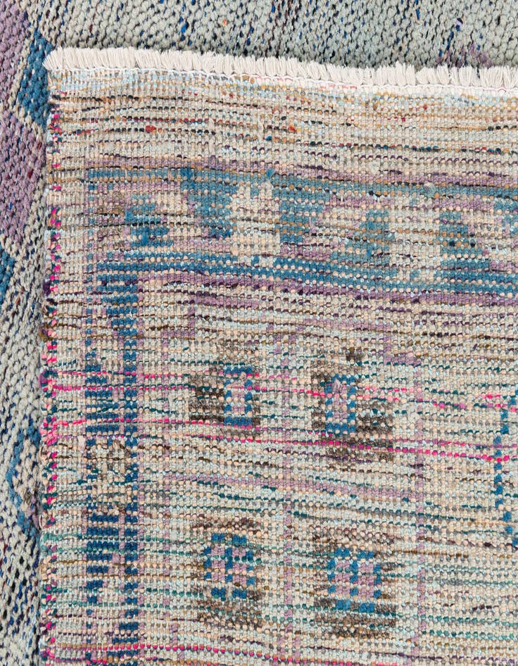 Detail image of  8' 8 x 12'  Hand Knotted Moroccan Wool Rug