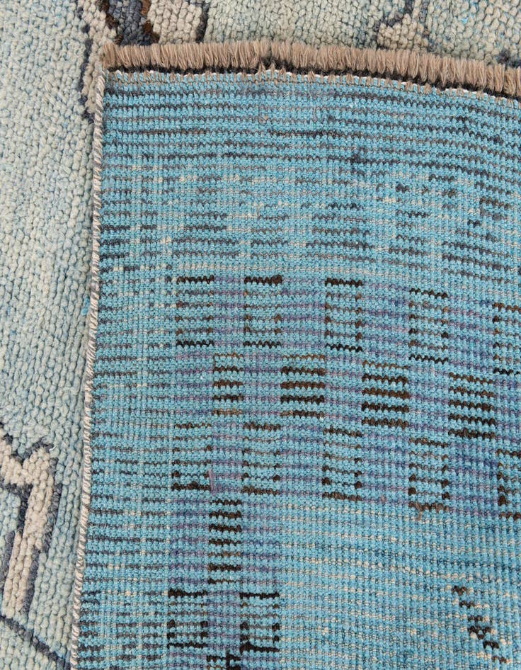 Detail image of  7' 6 x 10' 3  Hand Knotted Moroccan Wool Rug