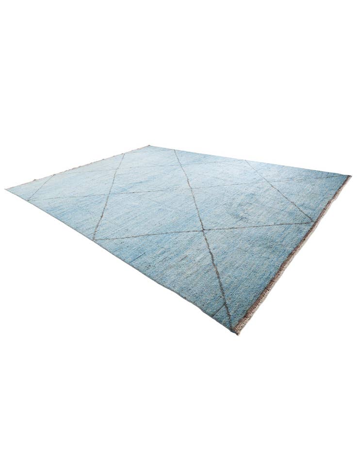 Detail image of  11' 7 x 15' 4  Hand Knotted Moroccan Wool Rug