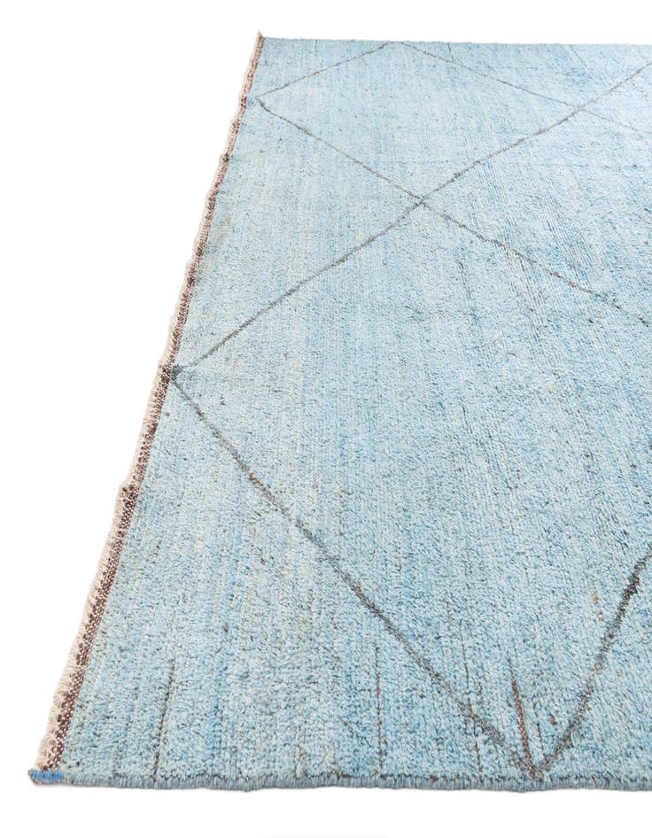 Detail image of  11' 7 x 15' 4  Hand Knotted Moroccan Wool Rug