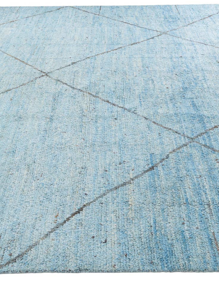 Detail image of  11' 7 x 15' 4  Hand Knotted Moroccan Wool Rug