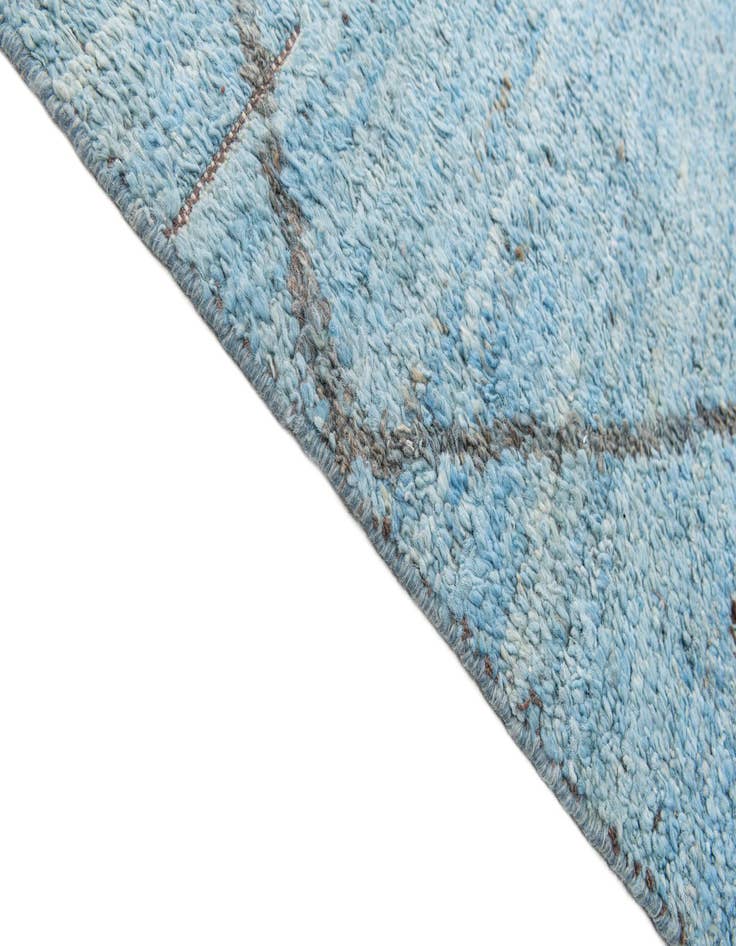 Detail image of  11' 7 x 15' 4  Hand Knotted Moroccan Wool Rug