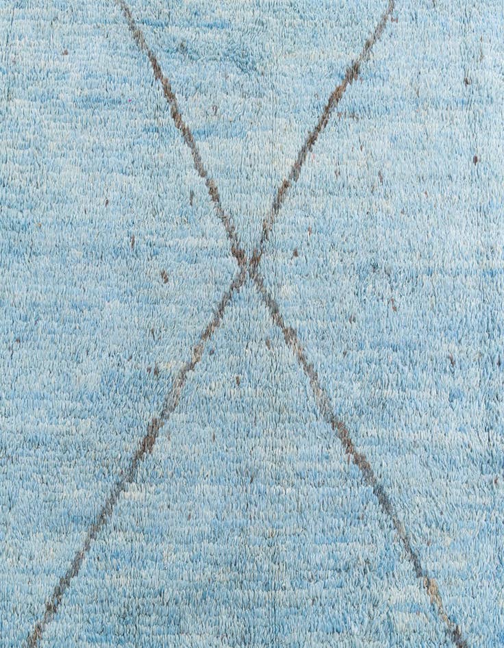 Detail image of  11' 7 x 15' 4  Hand Knotted Moroccan Wool Rug