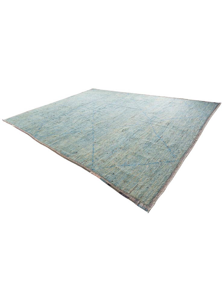 Detail image of  11' 7 x 14' 8  Hand Knotted Moroccan Wool Rug