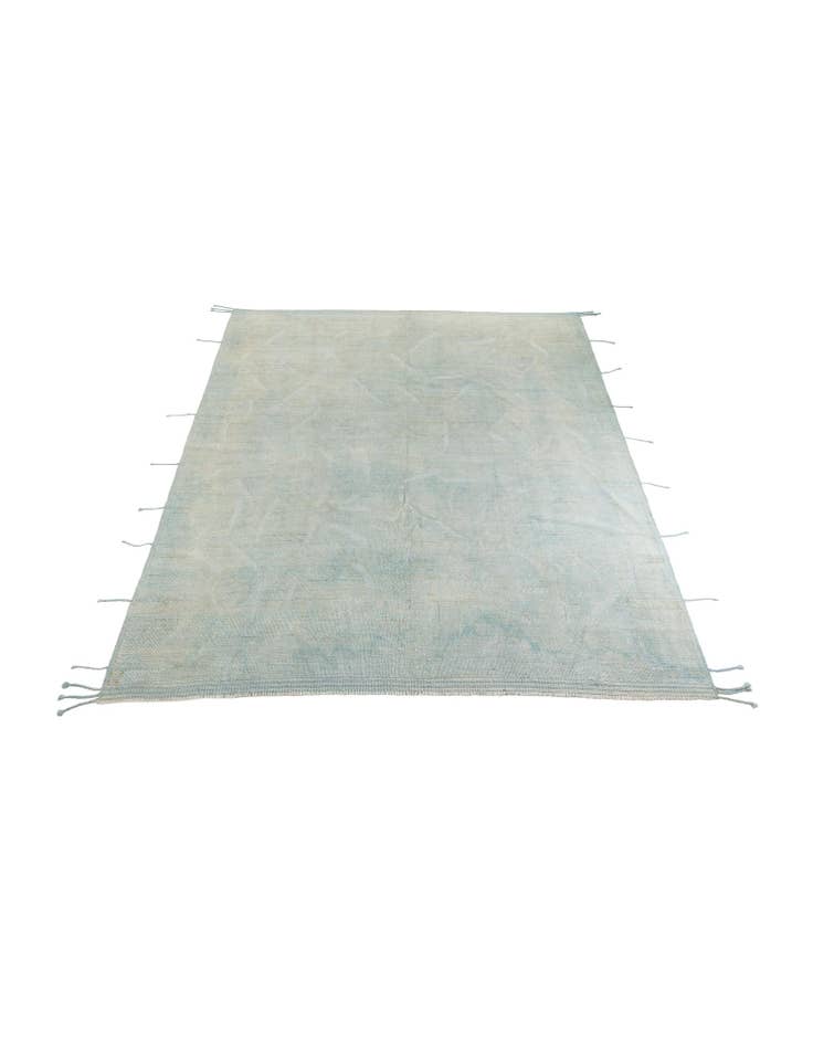 Detail image of  9' 4 x 11' 9  Hand Knotted Moroccan Wool Rug