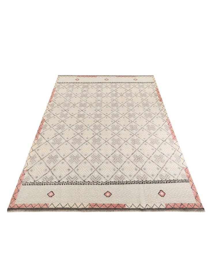 Detail image of  8' 8 x 12' 8  Hand Knotted Moroccan Wool Rug