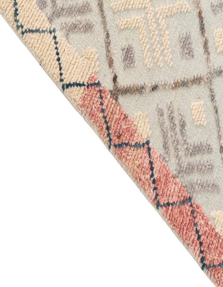 Detail image of  8' 8 x 12' 8  Hand Knotted Moroccan Wool Rug